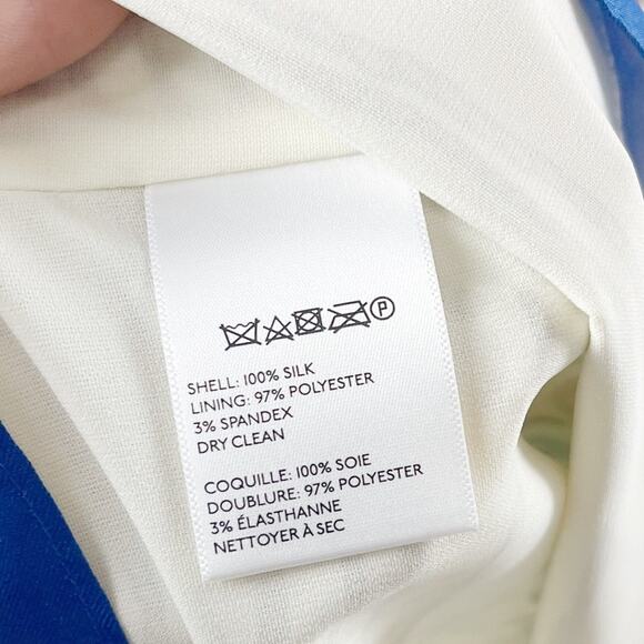 Anthropologie x Collette Dinnigan Tied Shoulder Acionna Silk Art‎ Dress Size 4 - Picture 6 of 6